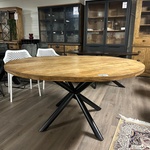 Eetkamertafel Mango rond 150cm, naturel